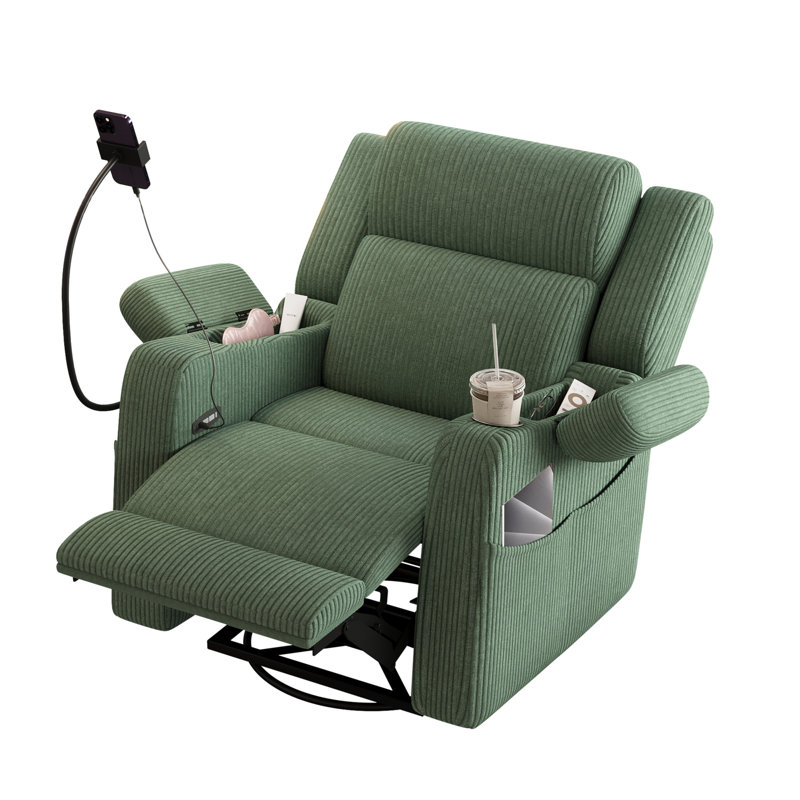 Fauteuil inclinable électrique avec chaleur et massage, Beige