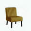 Ensemble de 2 chaises en velours Mid-Century modernes - Jaune - Capitonnage-1740897644