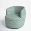 Fauteuil demi-tonneau pivotant Mina-1046245358
