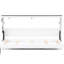 Lit mural simple blanc et brun avec éclairage à DEL, armoire pliable, bois massif, ouverture hydraulique lisse, idéal pour les espaces de travail à la maison dans les petites résidences, bois, système, dortoirs de bonne étude