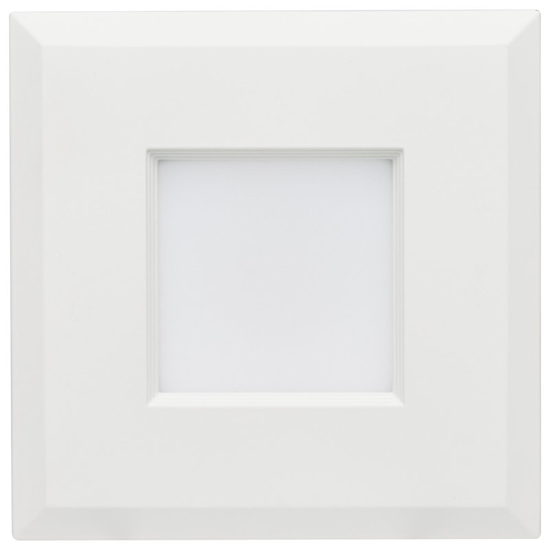 6.7 Wattage Square Downlight LED Retrofit 4" CCT Selectable