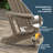 Outdoor Poly Adirondack Chair Set With Connecting Tray & Cup Holder-1226531864