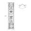 Vitrines en bois massif marron