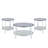 Coblitz Glass Top End Table