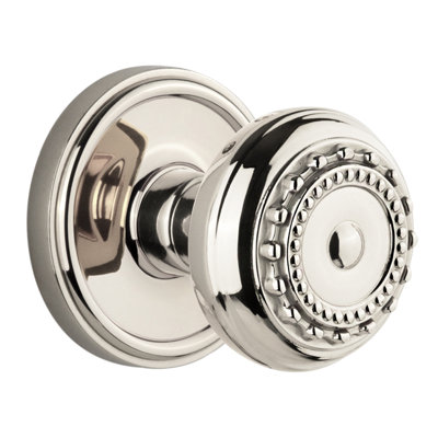 Grand faux Georgetown rosette double avec bouton de porte Parthénon