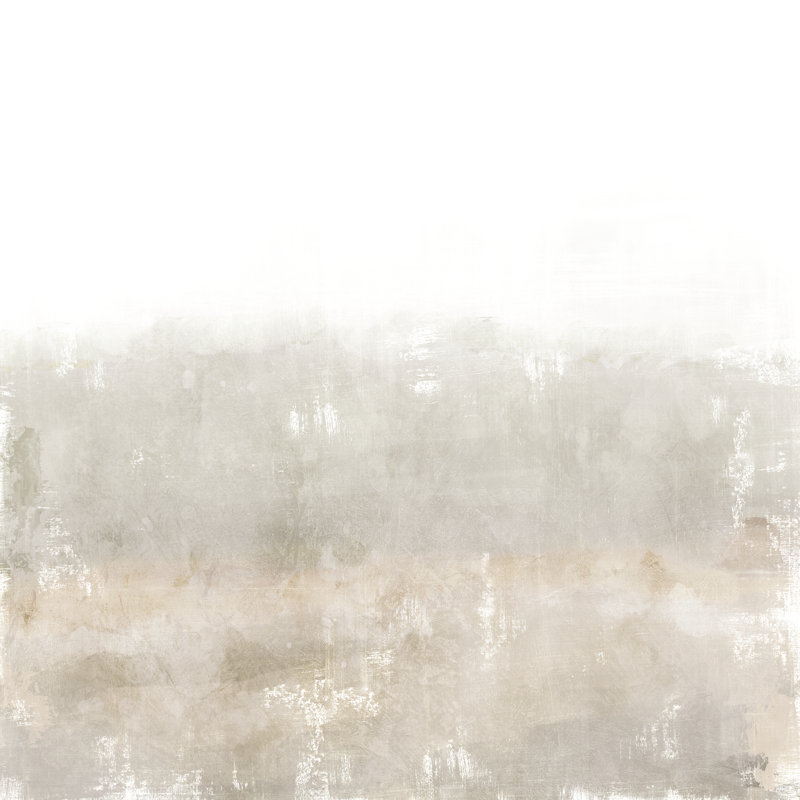 Muted Abstract Landscape - Wrapped Canvas Painting, 30cm H x 30cm W x 3.8cm D