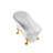 55" Streamline Clawfoot Soaking Acrylic Bathtub-76923873-62783355
