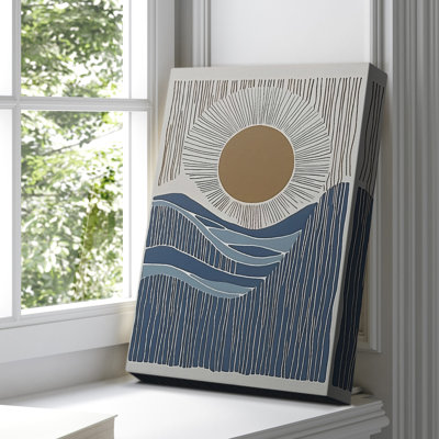 Toile tendue abstraite DIX Gallery - prête à être accrochée