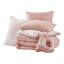 Ensemble de literie rose western cowgirl, ensemble de couette en microfibre pour lit simple et simple XL