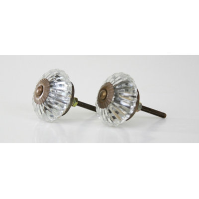 Glass Mushroom Knob