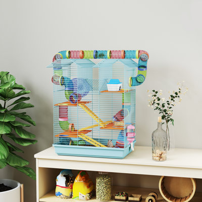 Cage pour petits animaux avec rampe Ming