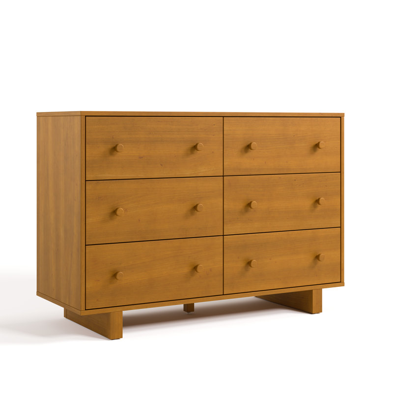 Commode 6 tiroirs Texas, Amande