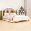 Lit plateforme en bois avec tiroirs de rangement et tête de lit-768850563-768850565