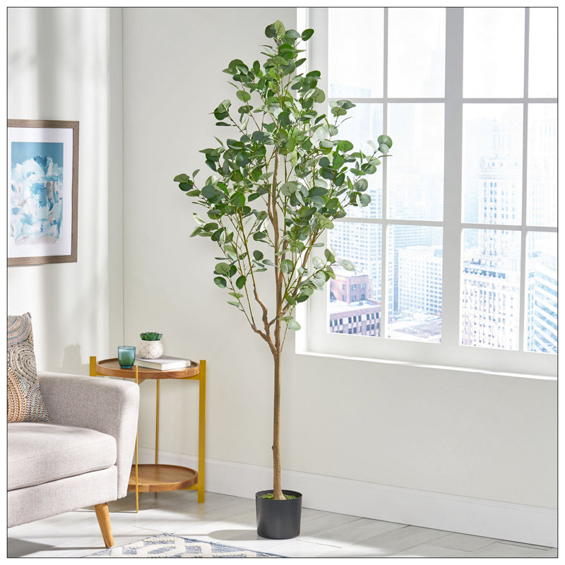 Arbre artificiel eucalyptus artificiel, H 71 po x l 31 po x P 27 po