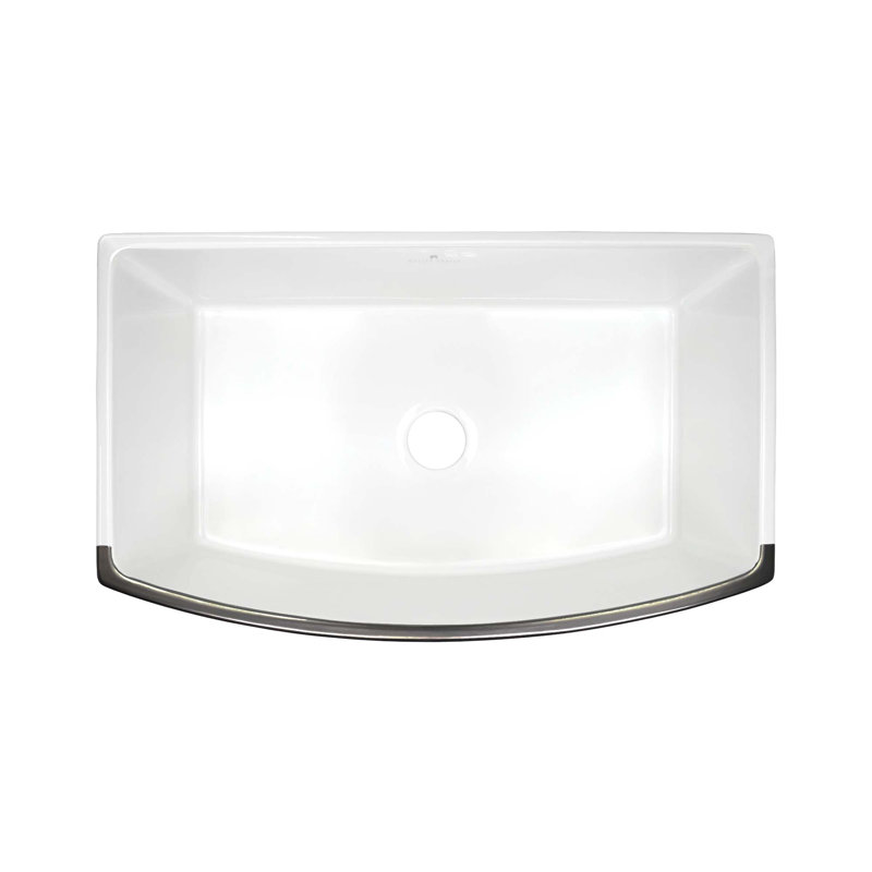 Rendezvous 33"L X 19.5"W Farmhouse/Apron Kitchen Sink, Gunmetal