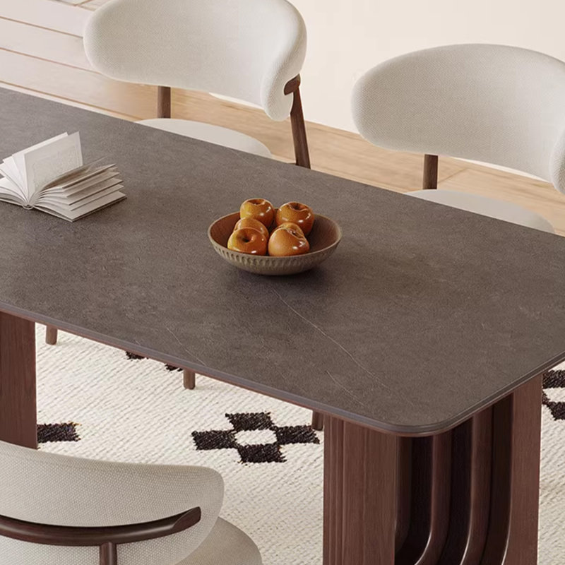 Nouvelle table de salle à manger en bois massif de style chinois, H 29,52 po x L 70,86 po x l 35,43 po