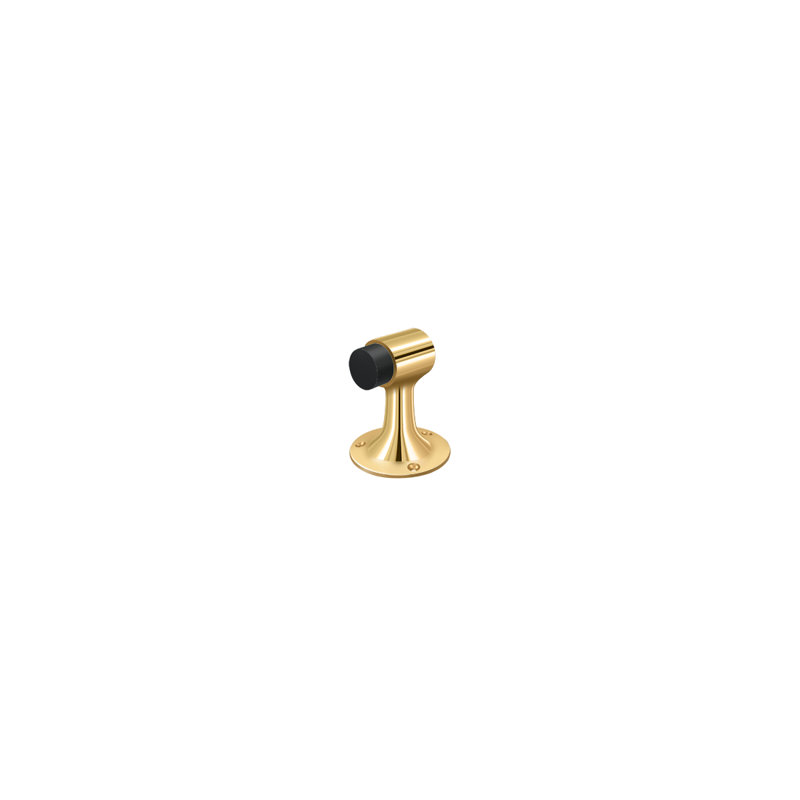 Deltana DSF3225CR003 Floor Mount, Bumper, HD, Solid Brass in PVD Polished Brass, PVD Polished Brass