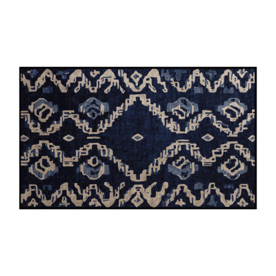 Tapis gris lavable à la machine