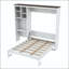 Queen Murphy Bed with Desk and Storage Cabinet-133524215