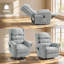 95 cm Wide Velvet Lift Assist Recliner