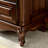Simple Retro Style Walnut Entrance Cabinet