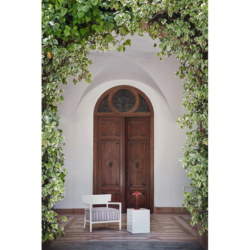 Eur Accent Stool, White