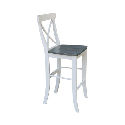 Guzik Solid Wood Bar Stool