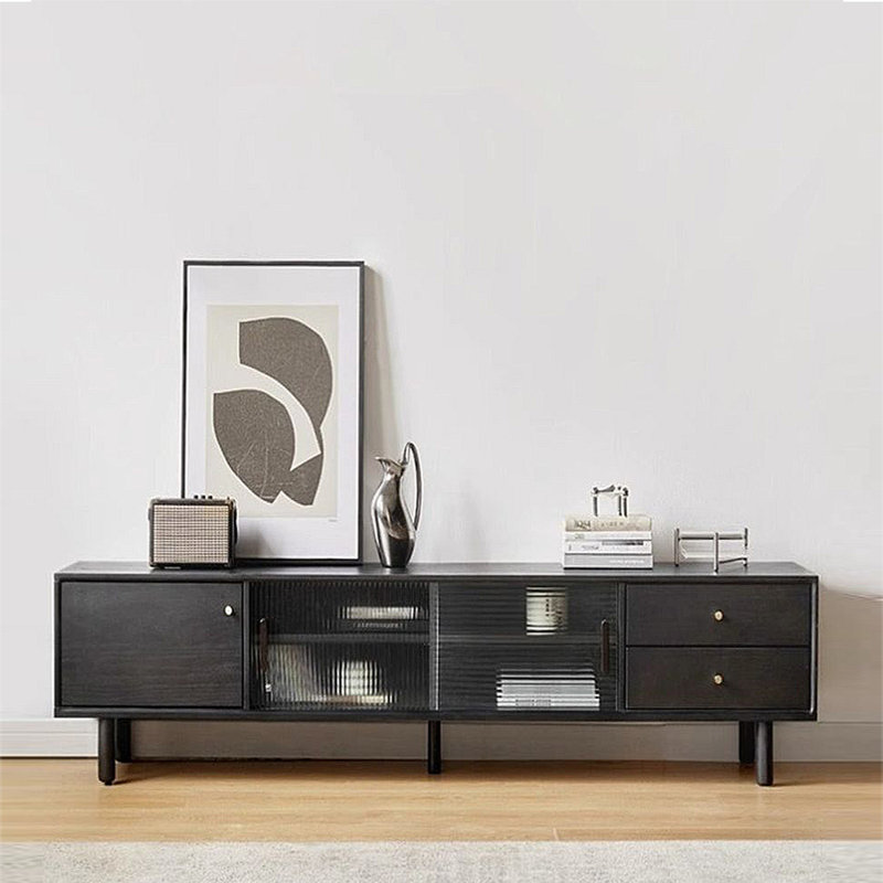 Meuble télé moderne et minimaliste, 62.99"