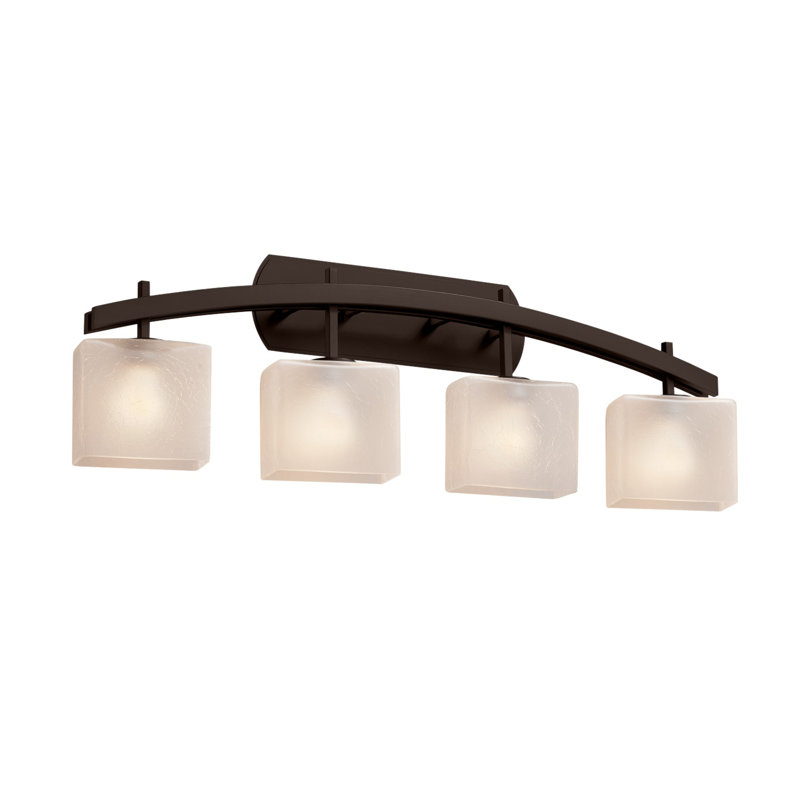 Casson 4 - Light Bath Bar, Dark Bronze, Weave