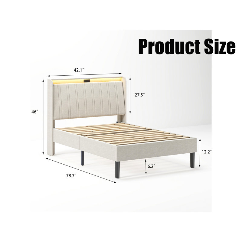Structure de lit plateforme, Simple