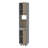 Devoux 2-Door 2-Shelf Kitchen Pantry Light Pine and Gray