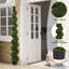 Artificial Potted Spiral Green Boxwood Topiary-214771269