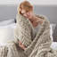 Jeté épais 100% chenille tricoté à la main pour canapé Essential Bedure-105670879