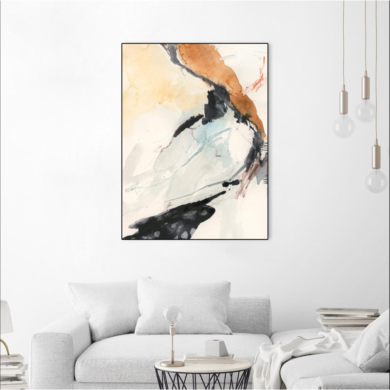 «Efflux I», toile encadrée par Giant Art, H 32 po x l 24 po