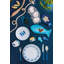 Ocean Piece Porcelain Dinnerware Set - Service for 6