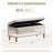 39.4"W Polyester Upholstered Storage Bench-1730590804