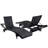 80" Outdoor Patio Wicker Chaise Lounge Chairs Set Of 2-829548654