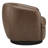 Marcy Geniue Leather Swivel Barrel Chair-1128968047