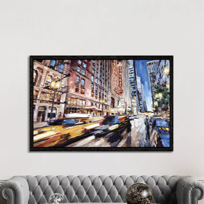 Randolph Street by Roger Disney - Painting on Canvas