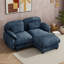 Canapé d'angle modulable deux places avec pouf-581831113