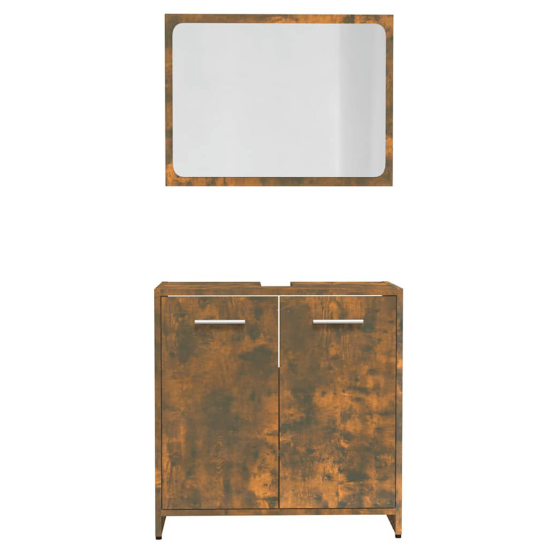 Labus 60cm Single Bathroom Vanity Base Only, Light Brown