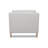 Taelan 36"W Upholstered Accent Armchair, Removable Cushion, Wood Legs