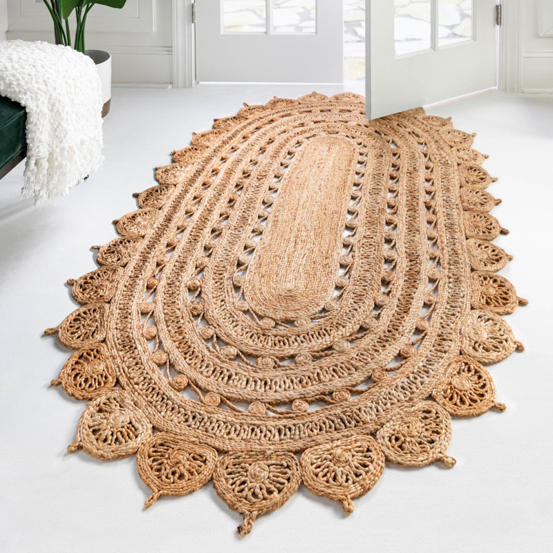 Maarten Oriental Indoor Rug, Oval 7'10" x 10'