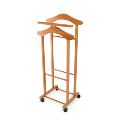 Brady Solid Wood Freestanding Valet Stand
