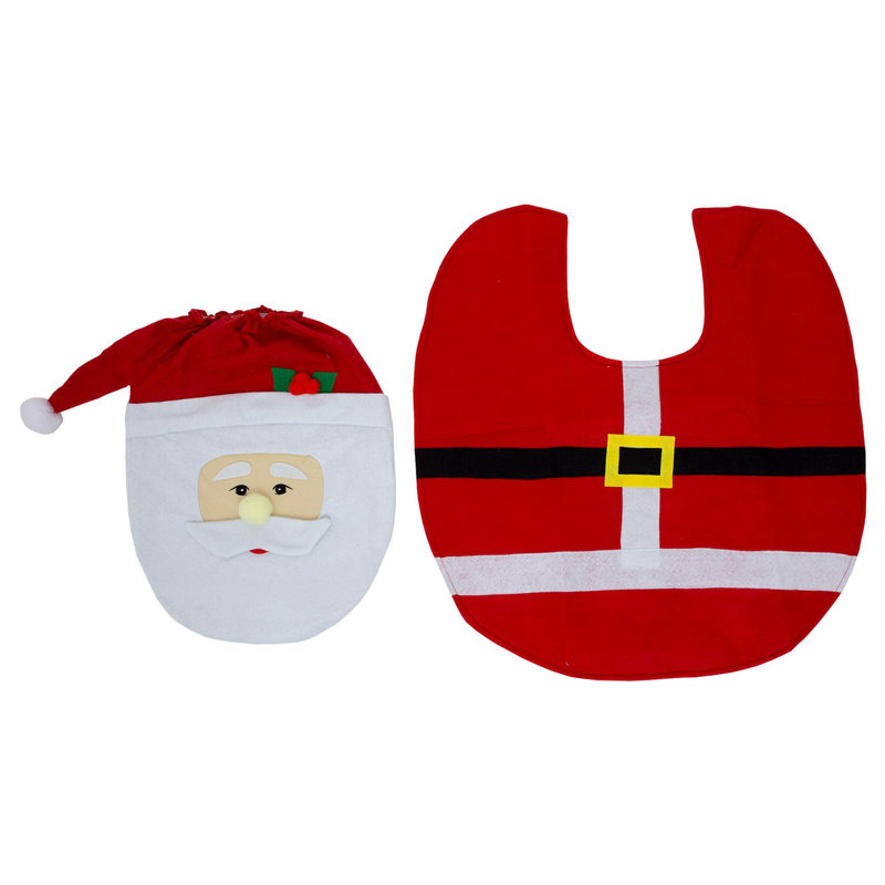Christmas Santa Toilet Seat Sticker