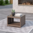 Amberson Fully Assembled Square Coffee Table With Tempered Glass