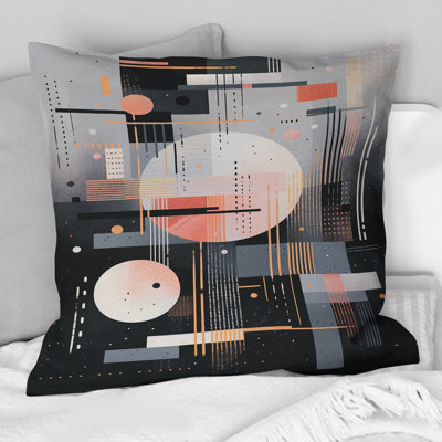 Coussin Peach Grey