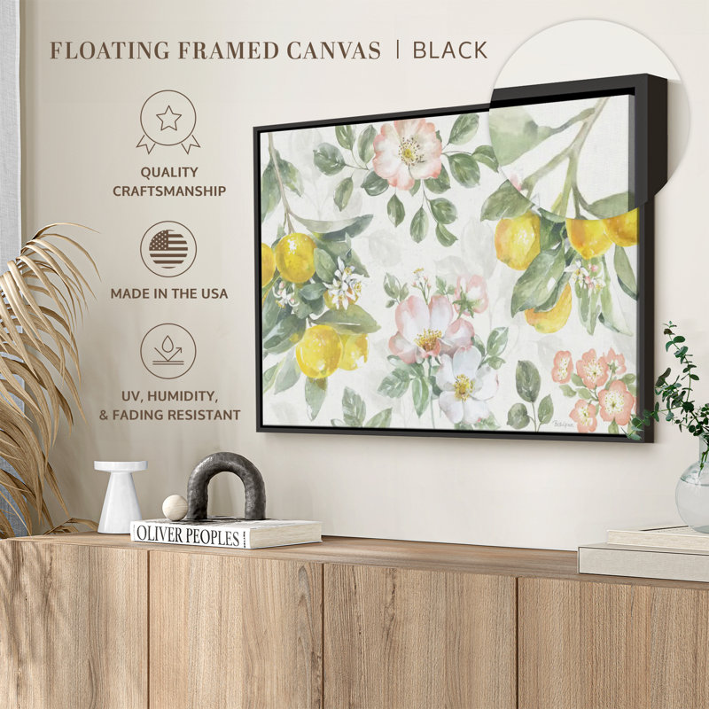 Impression sur toile Anas Citrus Charm IV, H 9 po x l 13 po