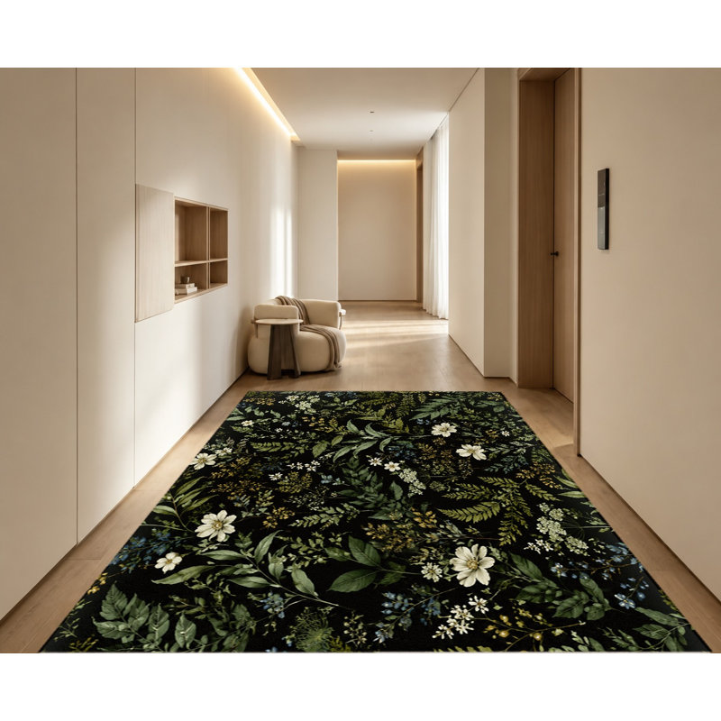 Tapis floral Botanical Daisy Meadow, Rectangle 6 pi 7 po x 4 pi 7 po (200 x 140 cm)