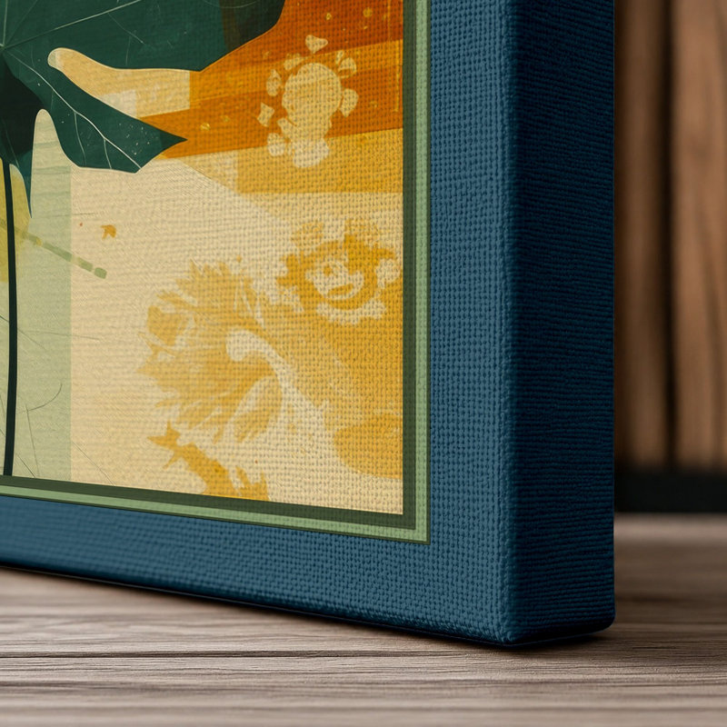 Print, 36x24 - 91.4 x 61.0 cm, Teal Border